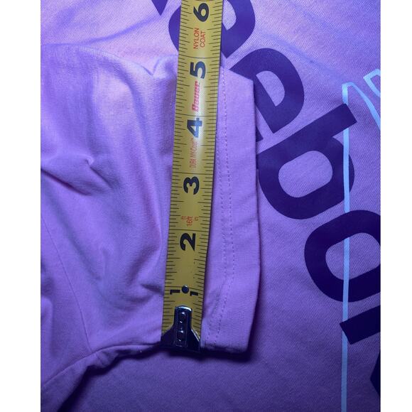 Reebok - Light Purple Cotton Blend Shirt - Size Medium - Picture 5 of 11